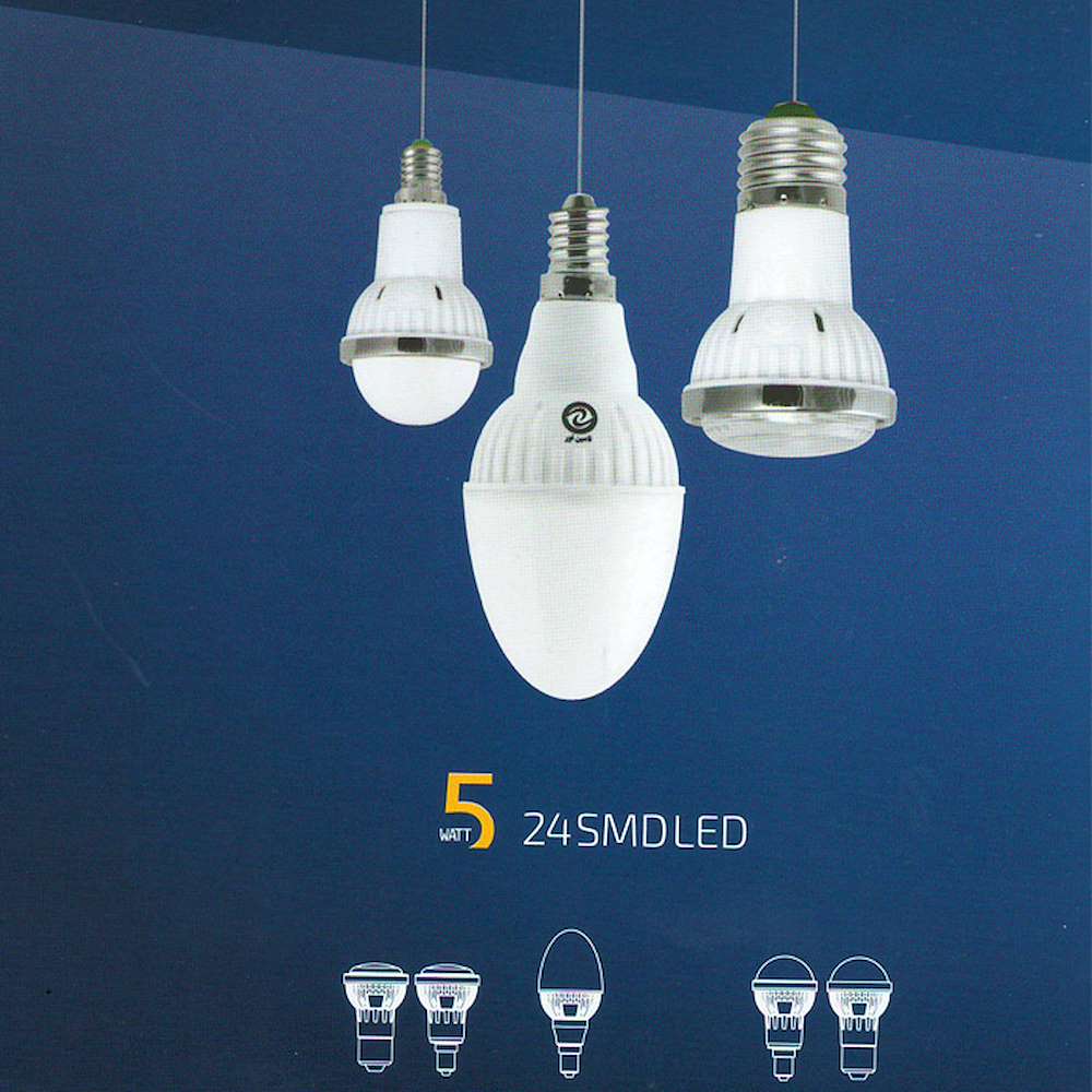 بورس لامپ LED بالبی نامین نور